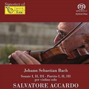 Cover for Bach / Accardo Salvatore · Bach / Accardo Salvatore - Johann Sebastian Bach: Sonate I-ii-iii (CD) (2017)