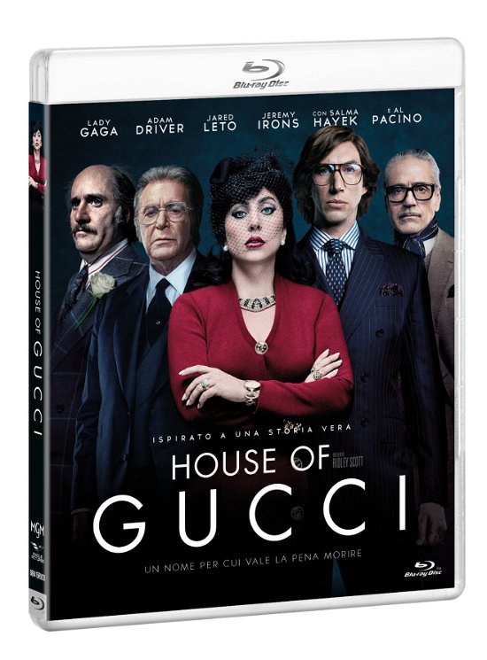 Cover for House of Gucci (Blu-ray+block · House Of Gucci (Blu-Ray+Block Notes) (Blu-ray) (2022)