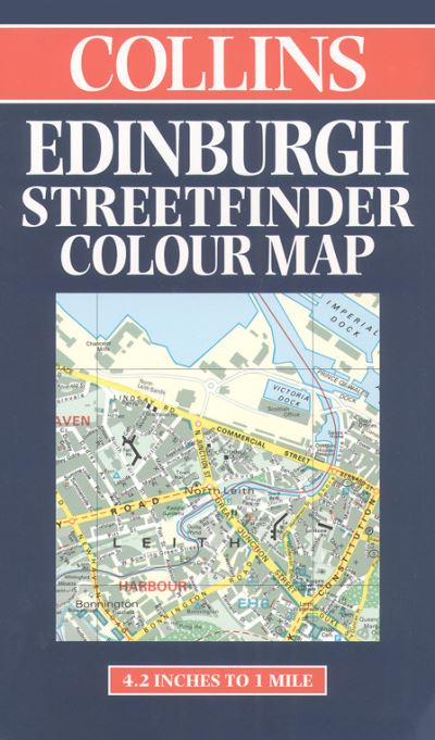 Cover for Not Known · Collins Edinburgh Streetfinder Colour Map (Map) (1998)