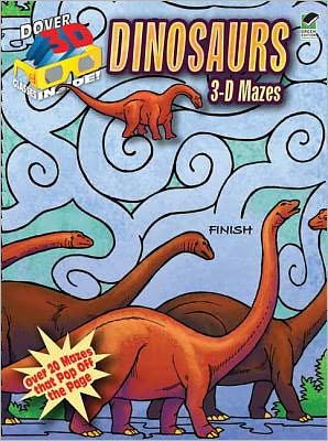 Cover for Chuck Whelon · Dinosaurs: 3-D Mazes - Dover 3-D Mazes (Paperback Book) (2012)