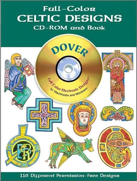 Cover for Noble Noble · Full-Color Celtic Designs - Dover Electronic Clip Art (Audiobook (CD)) [Unabridged edition] (2002)