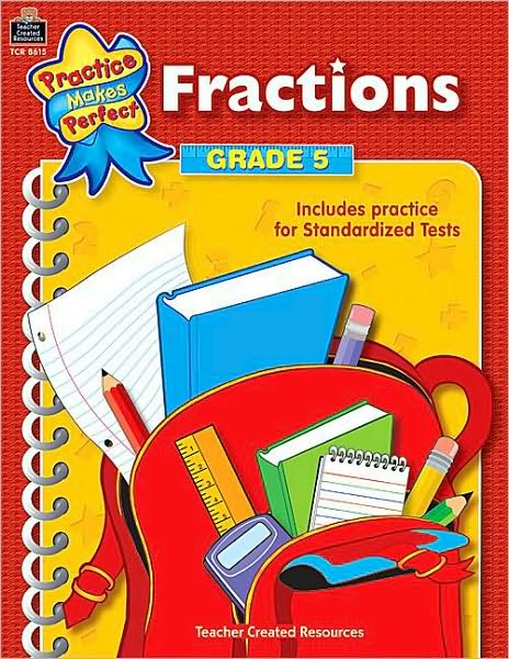 Cover for Mary Rosenberg · Fractions Grade 5 (Practice Makes Perfect (Teacher Created Materials)) (Paperback Book) (2004)