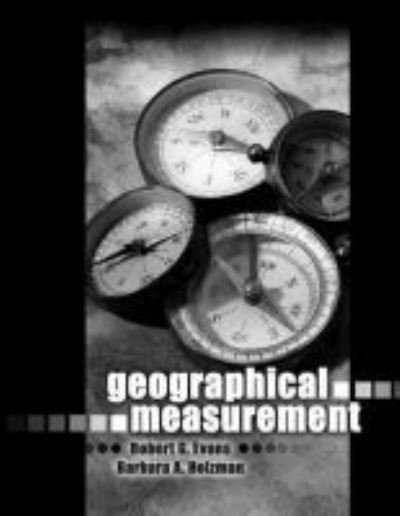 Cover for Robert Evans · Geographical Measurement (Paperback Book) (2008)