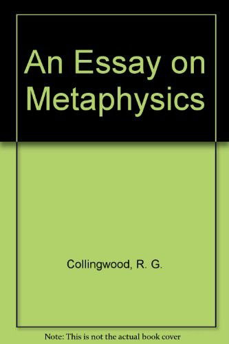 Cover for R. G. Collingwood · Essay on Metaphysics (Paperback Book) [New edition] (1983)