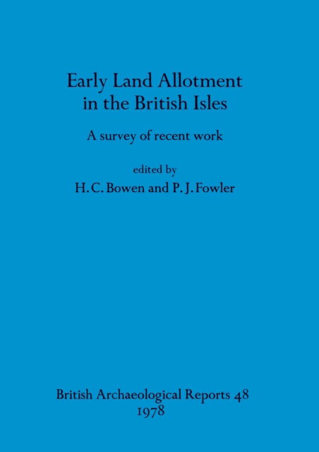 Early land allotment in the British Isles - - Other - British Archaeological Reports - 9780860540151 - April 1, 1978