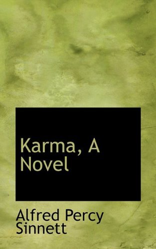 Cover for Alfred Percy Sinnett · Karma, a Novel (Paperback Book) (2009)