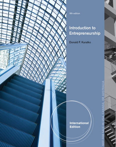 Cover for Donald F. Kuratko · Introduction to Entrepreneurship, International Edition (Paperback Book) (2013)