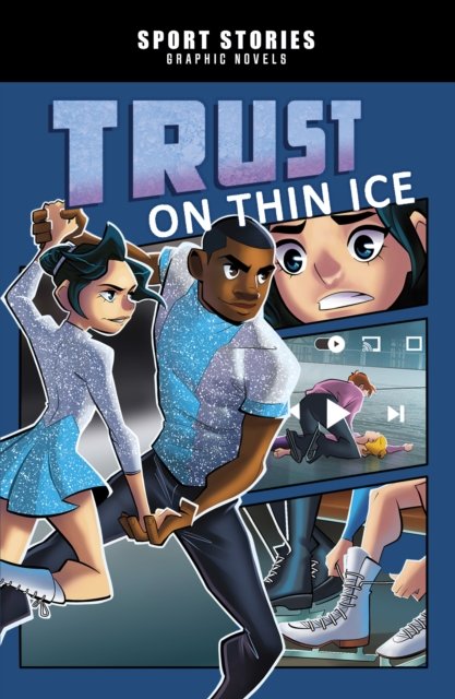 Cover for Jake Maddox · Trust on Thin Ice - Sport Stories Graphic Novels (Paperback Bog) (2023)