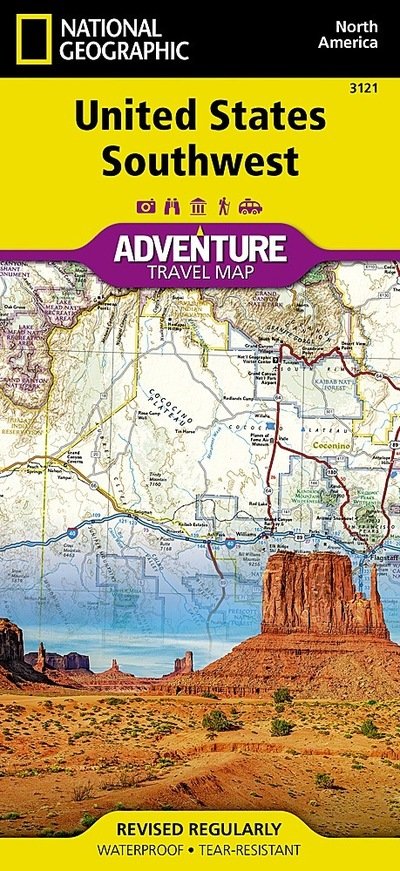 United States, Southwest Adventure Map - National Geographic Maps - Books - National Geographic Maps - 9781566957151 - 2022