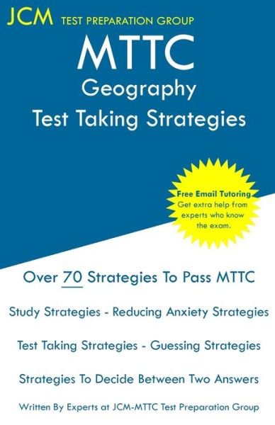 Cover for Jcm-Mttc Test Preparation Group · MTTC Geography - Test Taking Strategies (Pocketbok) (2019)