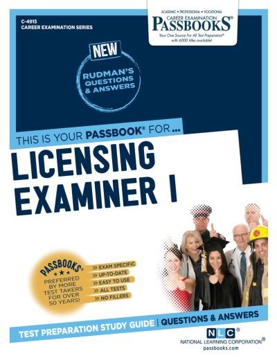 Licensing Examiner I, 4915 - National Learning Corporation - Livros - Passbooks - 9781731849151 - 1 de dezembro de 2022