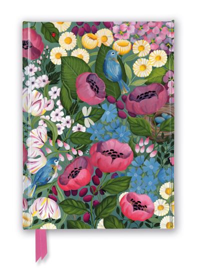 Cover for Bex Parkin: Birds &amp; Flowers (Foiled Journal) - Flame Tree Notebooks (Stationery) (2021)