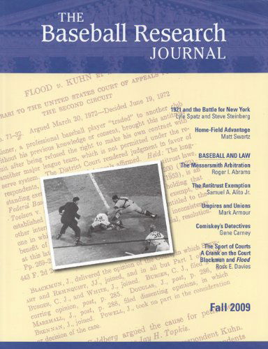 Cover for Society for American Baseball Research · The Baseball Research Journal (BRJ), Volume 38 #2 (Paperback Book) (2010)