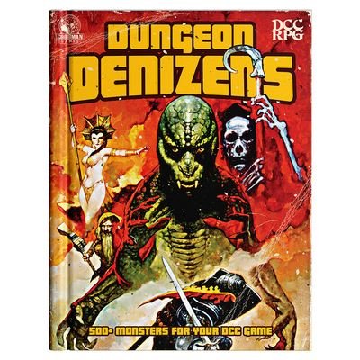Cover for Michael Curtis · DCC RPG: Dungeon Denizens (Hardcover Book) (2024)