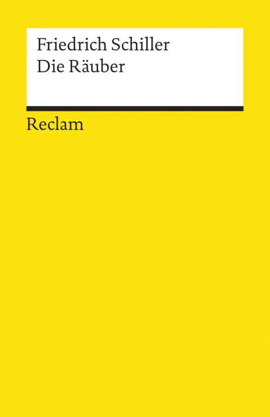 Reclam UB 00015 Schiller.Räuber - Friedrich Von Schiller - Books -  - 9783150000151 - 