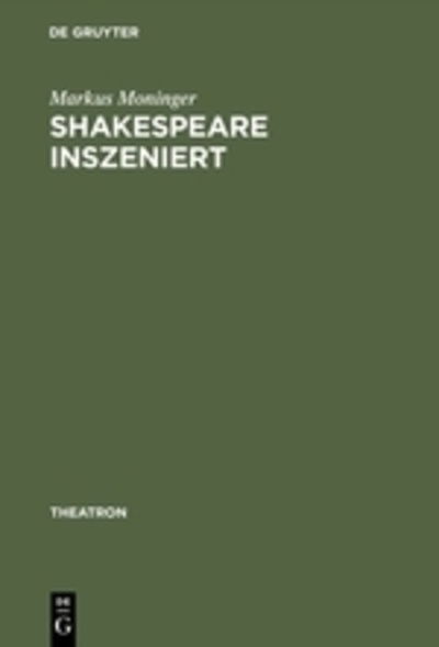 Cover for Markus Moninger · Shakespeare inszeniert (Book) (1996)