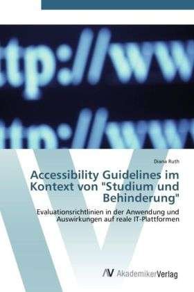 Cover for Ruth · Accessibility Guidelines im Kontex (Book)