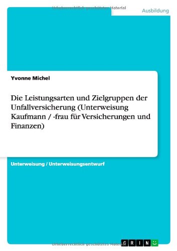 Cover for Michel · Die Leistungsarten und Zielgrupp (Book) [German edition] (2013)