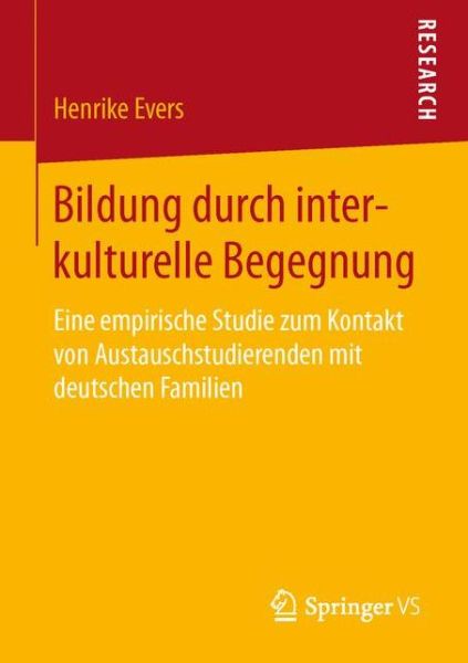 Cover for Evers · Bildung durch interkulturelle Beg (Buch) (2016)