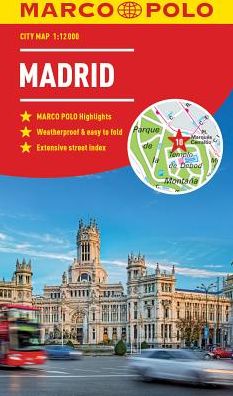 Cover for Marco Polo · Madrid Marco Polo City Map - Marco Polo City Maps (Map) (2019)