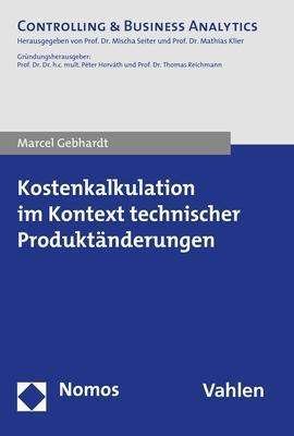 Cover for Gebhardt · Kostenkalkulation im Kontext t (Buch) (2018)