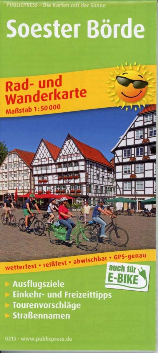 Soester Boerde, cycling and hiking map 1:50,000 (Kort) (2018)
