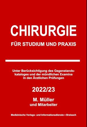 Cover for Markus Muller · Chirurgie (Paperback Book) (2022)