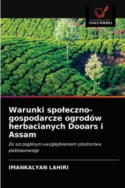 Cover for Lahiri · Warunki spoleczno-gospodarcze og (Buch) (2020)