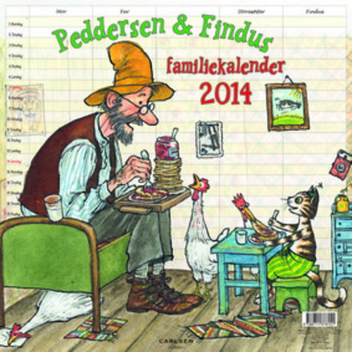 Cover for Sven Nordqvist · Peddersen familiekalender 2014 (Spiral Book) [1er édition] [Spiralryg] (2013)