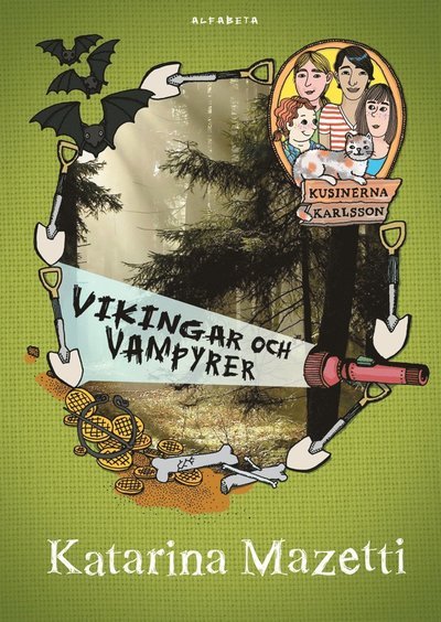 Cover for Katarina Mazetti · Kusinerna Karlsson: Vikingar och vampyrer (ePUB) (2013)