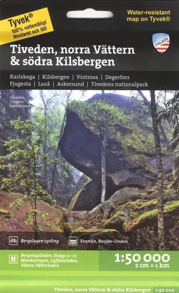 Cover for Tiveden, norra Vättern &amp; södra Kilsbergen 1:50.000 (Stationery) (2018)