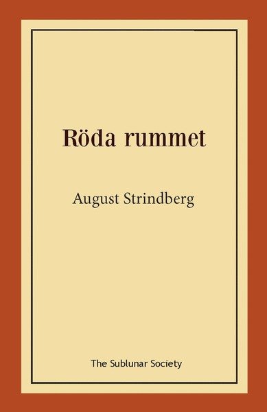 Cover for August Strindberg · Röda rummet (Bog) (2021)