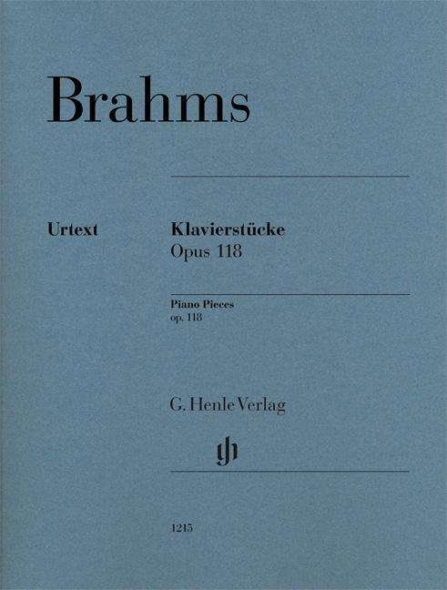 Cover for J Brahms · Klavierstcke Op 118 (N/A) (2018)
