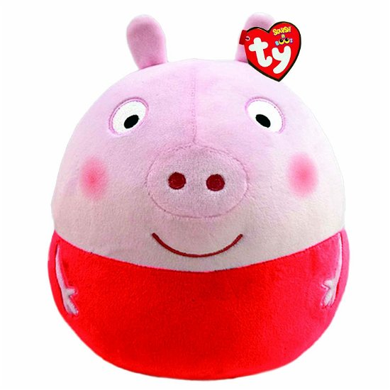Peppa Pig Squish-A-Boo - Ty  SquishaBoo Peppa Pig 10 Plush - Koopwaar - TY UK LTD - 0008421393152 - 31 oktober 2021