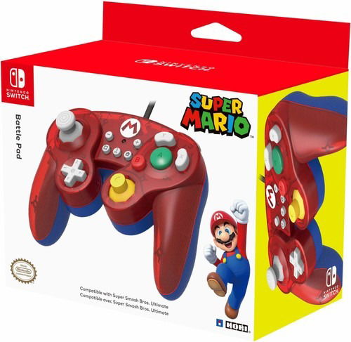 Cover for Switch · HORI  Officially Licensed Nintendo Battle Pad  Super Mario Switch (XONE)