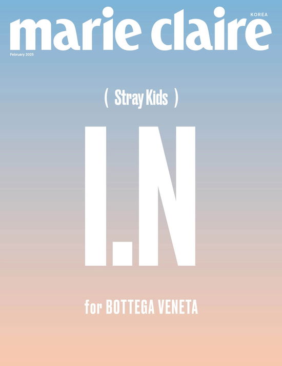 Cover for STRAY KIDS (I.N) · Marie Claire Korea February 2025 (Magazine) [B edition] (2025)