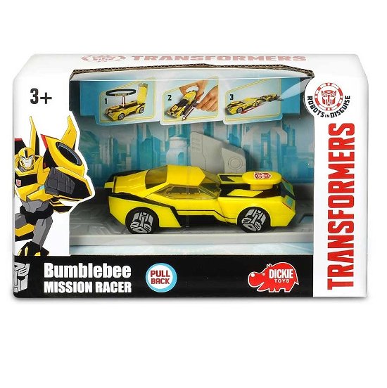 Transformers - Mission Racer Con Bracciale Elastico Collezionabile E Lanciatore 11 Cm Bumblebee - Transformers - Merchandise - Dickie Spielzeug - 4006333050152 - 