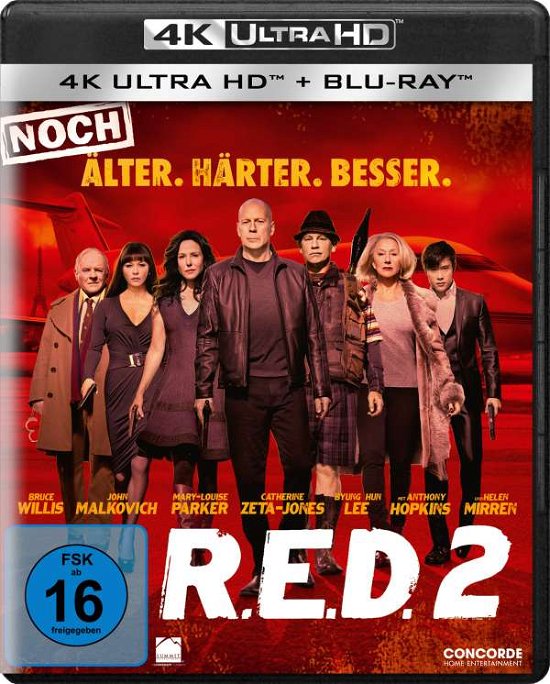 Cover for R.e.d.2-noch Älter.härter.besser. · R.e.d.2-noch Älter.häter.besser (4K UHD Blu-ray) (2018)