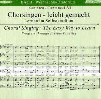 Cover for Johann Sebastian Bach (1685-1750) · Chorsingen leicht gemacht - Johann Sebastian Bach: Weihnachtsoratorium BWV 248 (Bass) (CD)