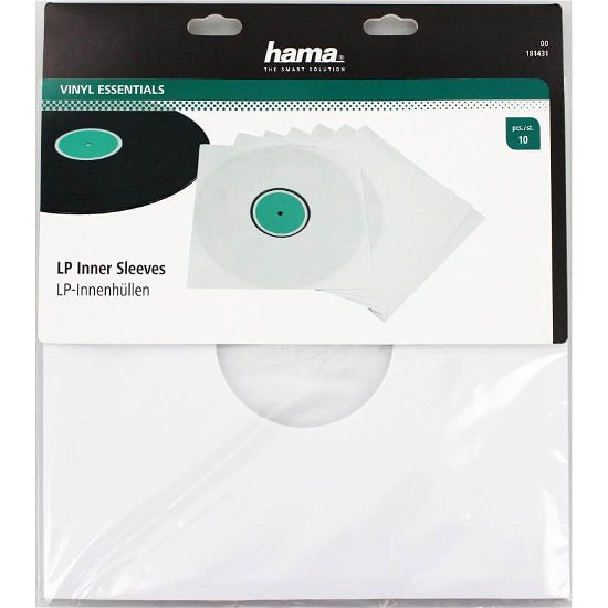 Cover for Accessories · Hama LP Inner Sleeves - 10 Pack (TILBEHØR) (2021)