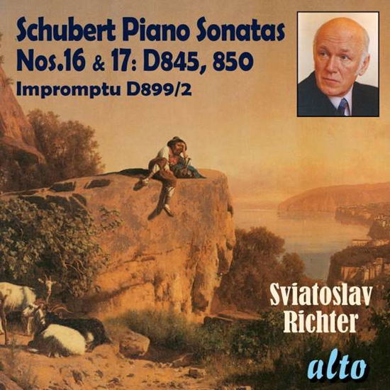 Schubert: Piano Sonatas Nos.16 & 17. Impromptu No.2 - Sviatoslav Richter - Musiikki - ALTO - 5055354414152 - perjantai 6. maaliskuuta 2020