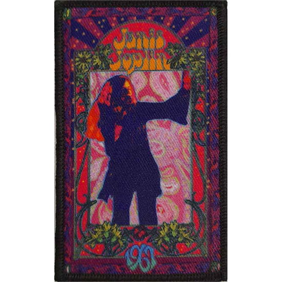 Janis Joplin Printed Patch: Floral Flame (Standard) - Janis Joplin - Koopwaar -  - 5056368696152 - 