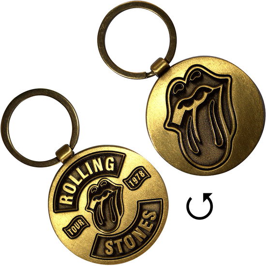 Cover for The Rolling Stones · The Rolling Stones Keychain: Classic Tongue / Tour '78 (Double Sided) (MERCH) (2024)