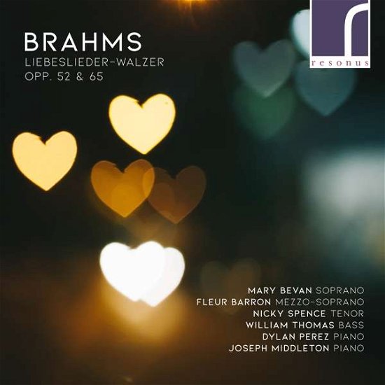 Cover for Bevan, Mary / Fleur Barron · Johannes Brahms: Liebeslieder Walzer. Opp. 52 &amp; 65 (CD) (2021)