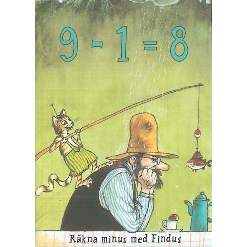 Cover for Hjelm Förlag · Findus 9 -1 = 8  Räkna minus med Findus (N/A) (2000)