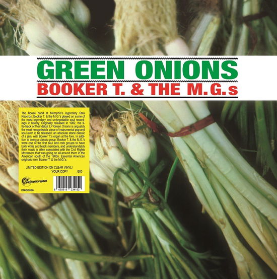 Cover for Booker T. &amp; The M.G.'s · Green Onions (clear) (LP) [Numbered edition] (2023)