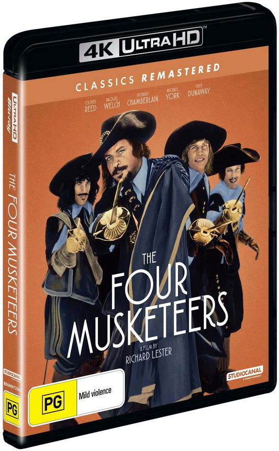 Cover for The Four Musketeers (1974) (Classics Remastered) (4k Uhd) (4K Ultra HD) (2024)