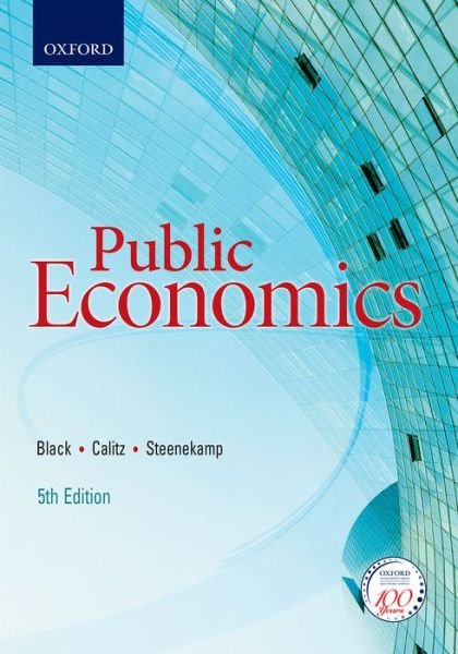 Cover for P a Black · Public Economics (Paperback Book) [5 Revised edition] (2011)