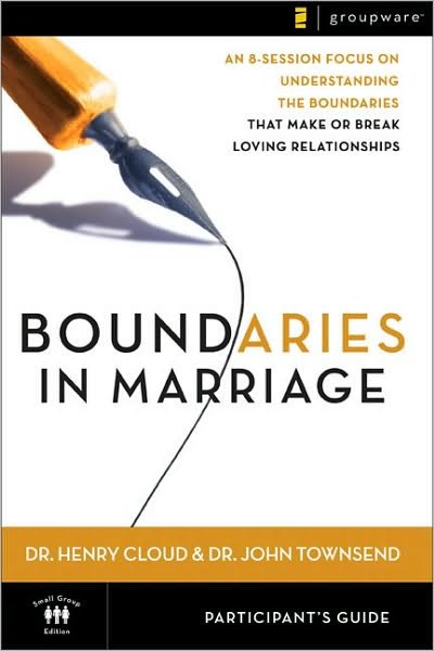 Boundaries in Marriage Participant's Guide - Henry Cloud - Książki - HarperChristian Resources - 9780310246152 - 30 lipca 2002