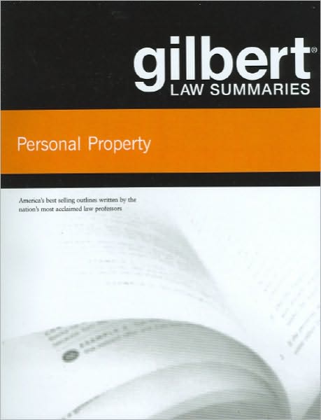 Cover for Publisher's Editorial Staff · Gilbert Law Summaries on Personal Property - Gilbert Law Summaries (Paperback Book) [8 Revised edition] (2011)